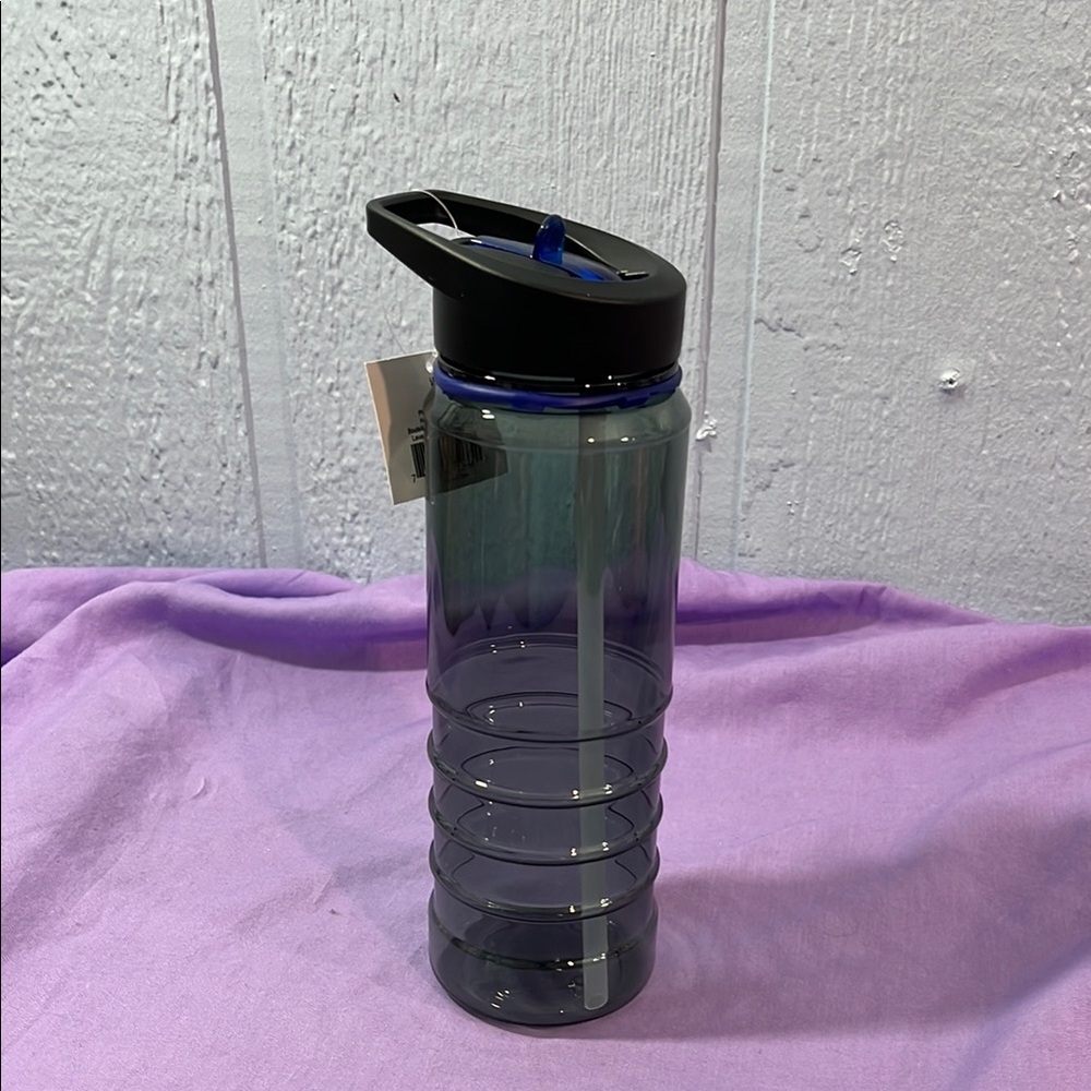 5 for $10 💜 Gray Water Bottle with Black Lid